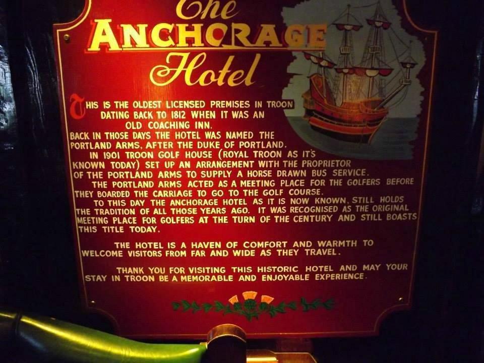 The Anchorage Hotel Troon Exteriér fotografie